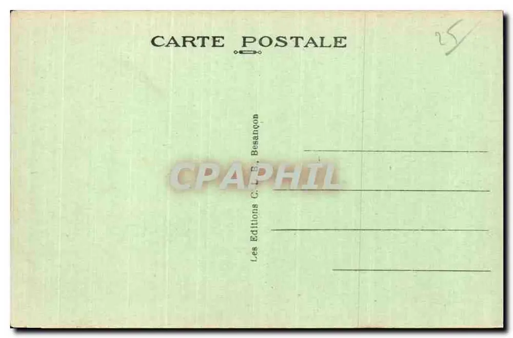 Lager von Valdahon (Doubs) — Überblick aus der Luft — Edition C. R. Besançon - Rückseite