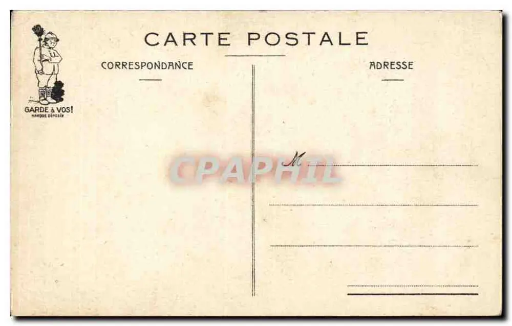 La Garde — militärische Karikatur — J.P. Godeme, III Nr. 16 - Rückseite