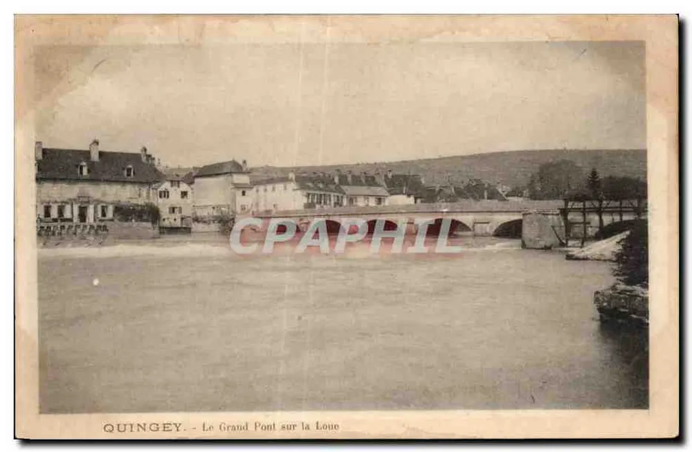 Quingey - Der Große Brücke über die Loue — Seriennummer 25 - Vorderseite