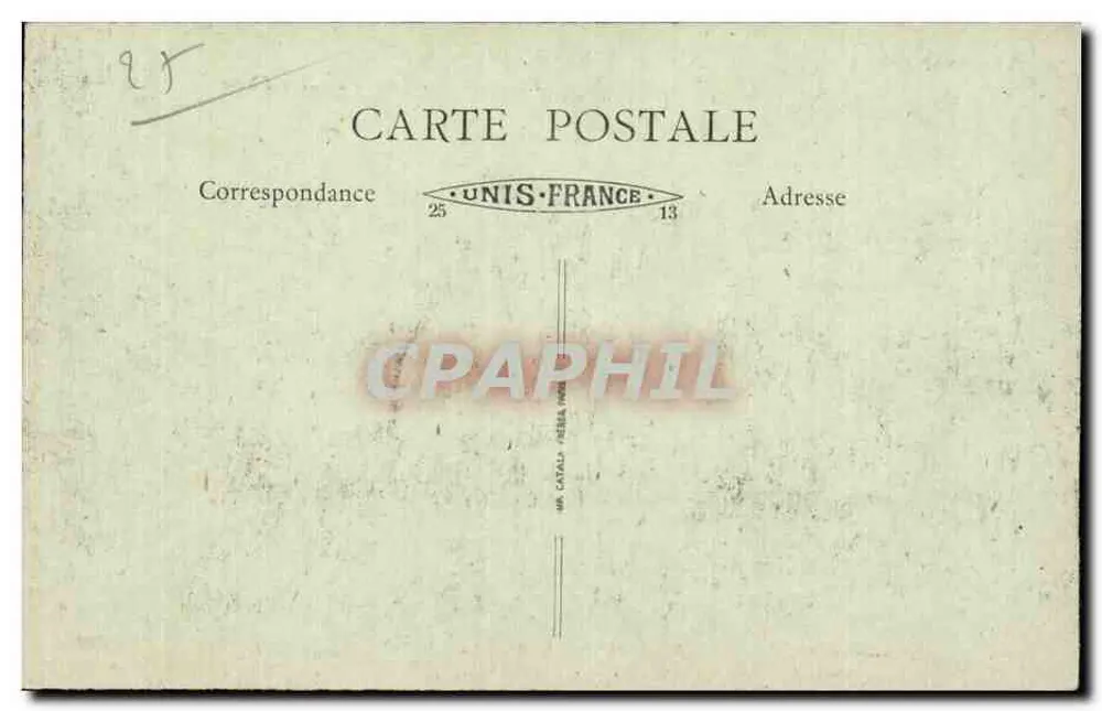 Besançon - Fontaine Flore — editor B.F. n°7 - Verso
