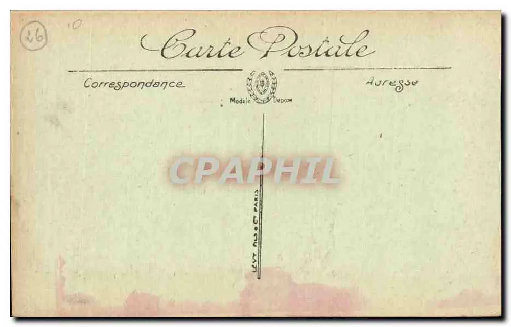 Valencia — Fuente monumental y Boulevard Bancel — LL. - Reverso