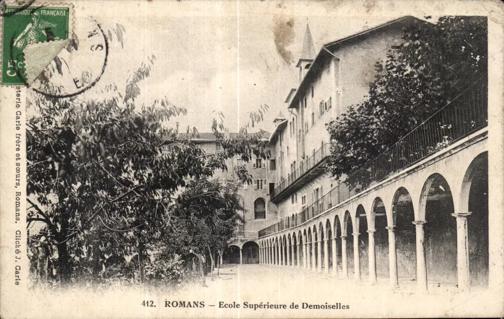 ROMANS — Escola Superior de Moças — editor Carle irmãos, n° 412 - Frente