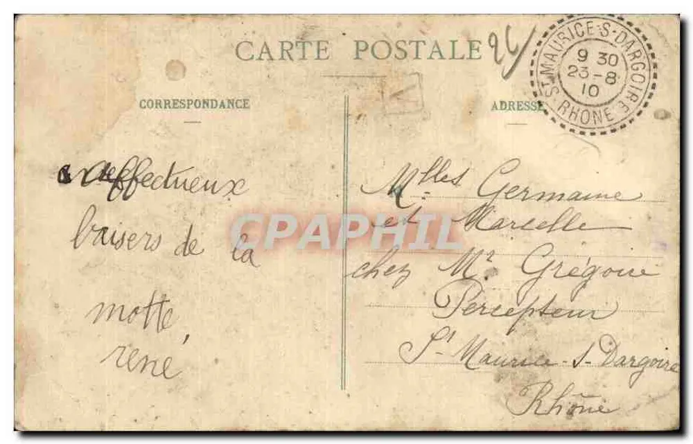 La Motte-Chalancon (Drôme) — Vista geral (Sul-Oeste) — Editor: St-Salvateur (Drôme) - Verso