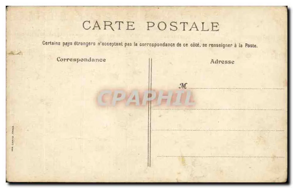 Heldentaten — Trompete Martin des 14. Husaren, der einem verletzten Offizier hilft — MR. CARTES PARIS - Rückseite
