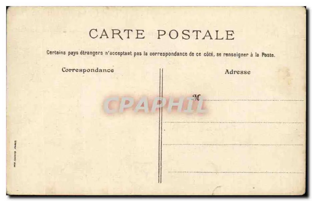 Heldentaten — Sergeant Barreyre im 4. Zouaven-Regiment — Verlag M. Camis, Paris - Rückseite