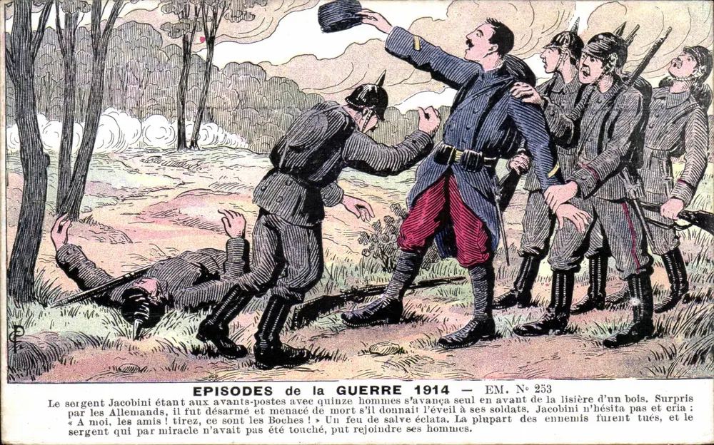 Episoden des Krieges 1914 — Sergeant Jacobi ni — EM, N° 253 - Vorderseite