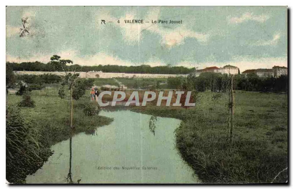 Valence — O Parque Jouvet — Edição das Novas Galerias - Frente