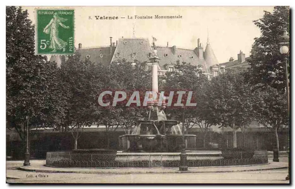 Valência — A Fonte Monumental — Coll. Chie 8 - Frente