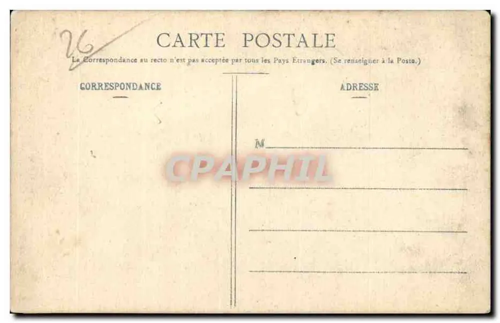 Valência - Parque Jouvet — Coleção D. Peyrouane, n°238 - Verso