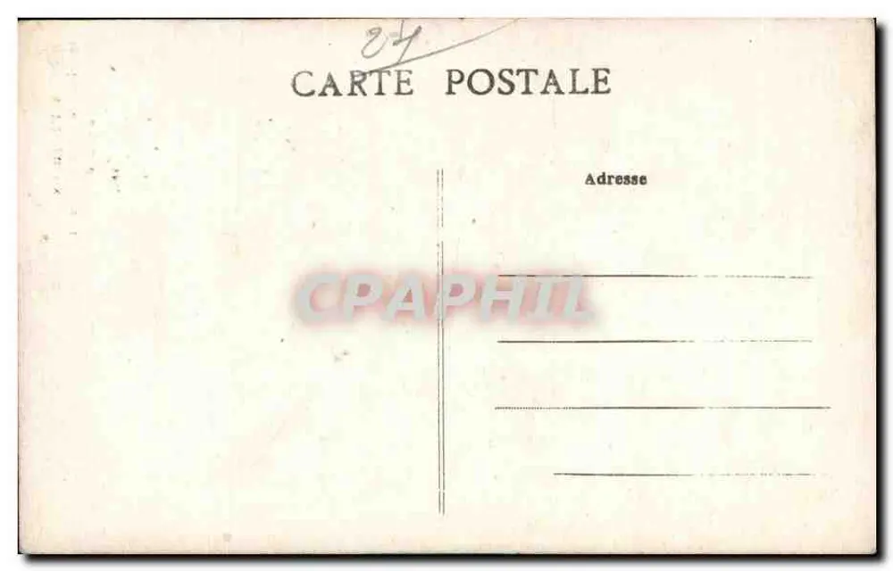 Périgueux — Innenansicht der Kirche der Cité, Die Kanzel — Unbekannter Verleger, Nr. 4 - Rückseite