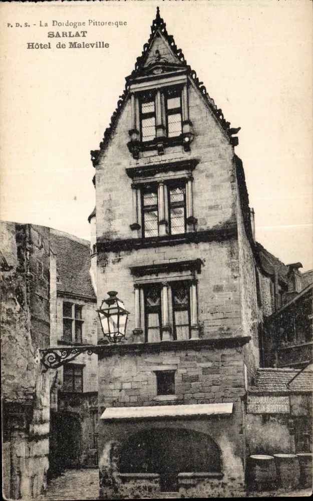 Sarlat - Hotel de Maleville — P.D.S. La Dordogne Pittoresque - Vorderseite