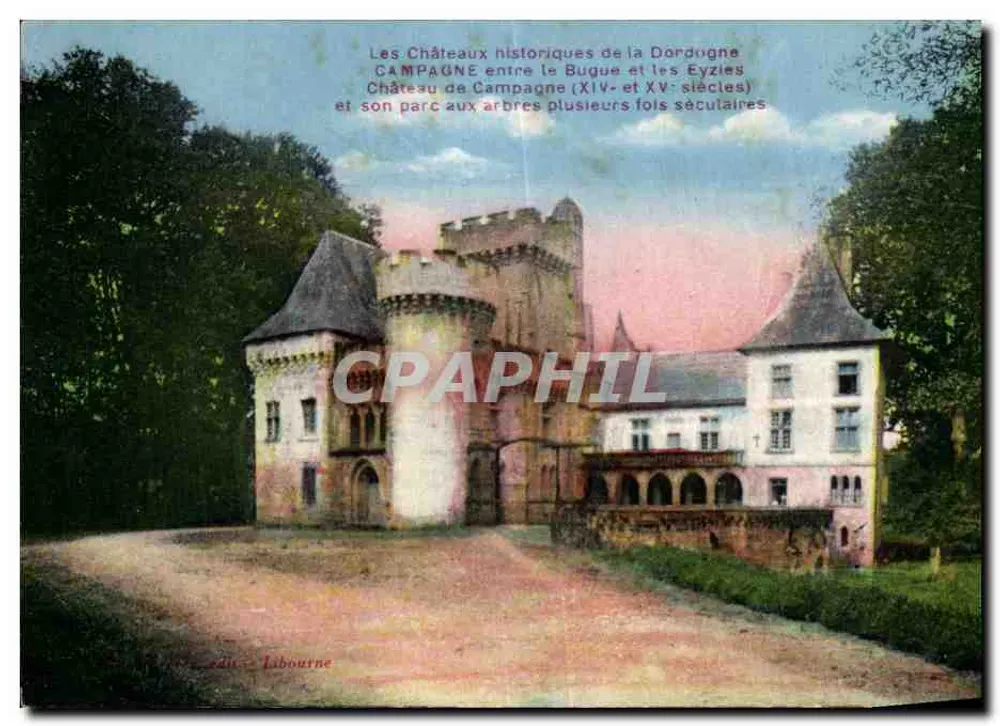 Landhaus — zwischen La Bugue und Les Eyzies — Verlag Libourne - Vorderseite