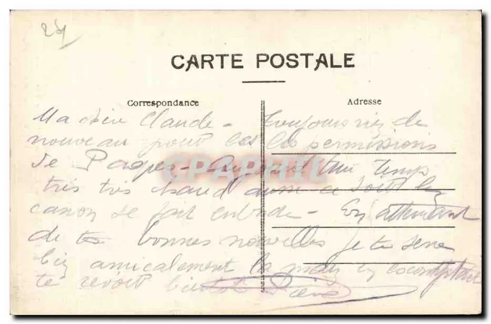Bergerac — O interior da Igreja Nossa Senhora — Coll. A. Astruc, fot.-édit. Bergerac - Verso