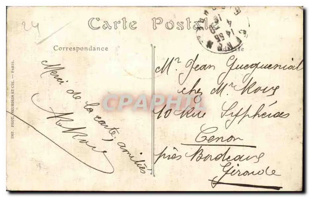 Périgueux — As Alées de Tourny — ND. Fot. - Verso