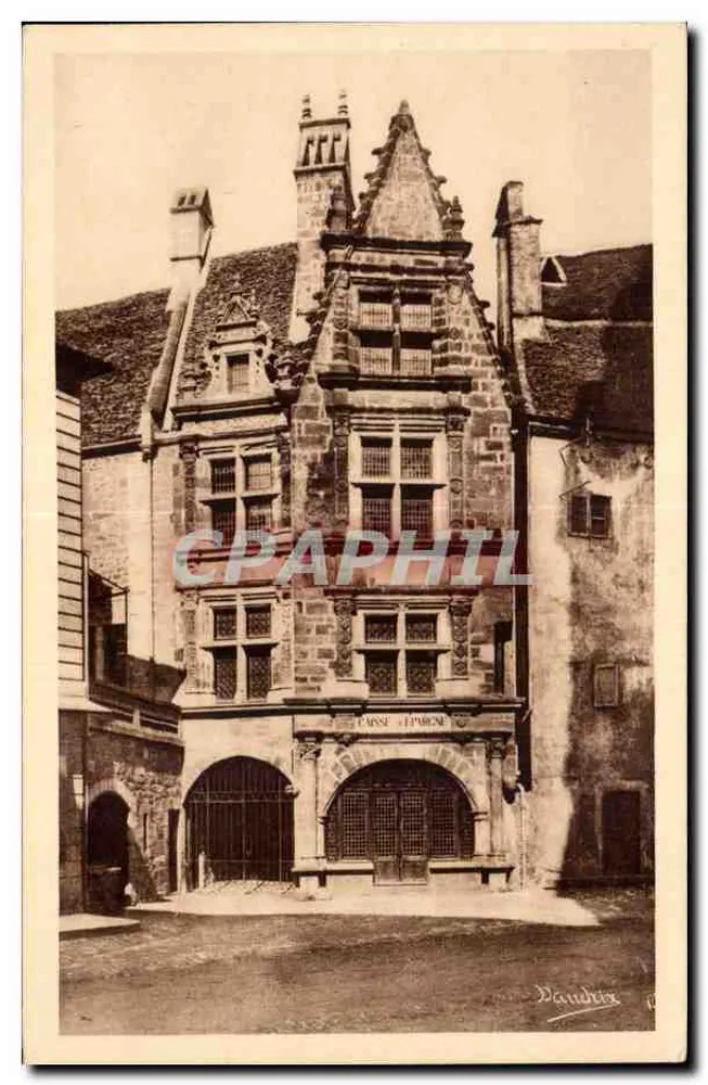 Sarlat-la-Canéda — Geburtsort von Étienne de La Boétie — Fot. P. Daudoux - Vorderseite