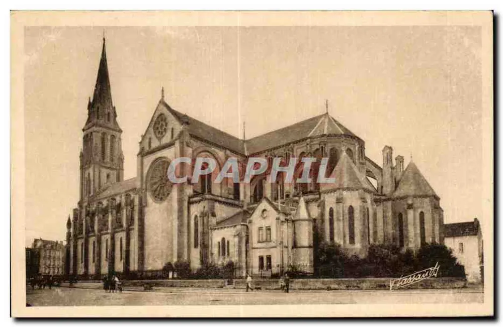 Bergerac — Igreja de Nossa Senhora (Abside) — Foto V. Tassainy, Bergerac, n°3 - Frente