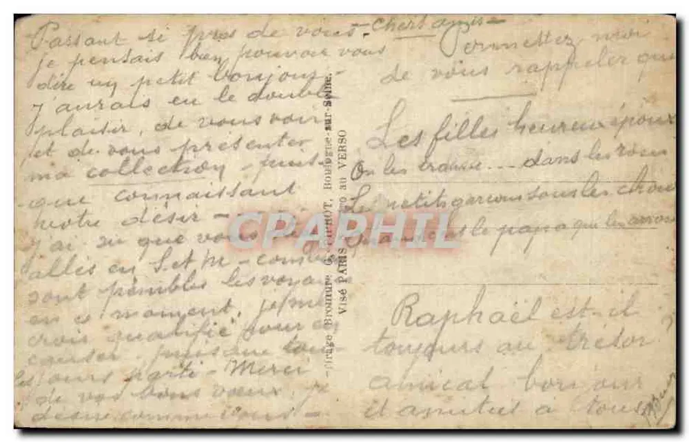 Graine de Poilus — Verleger E.M. Nr. 185 - Rückseite
