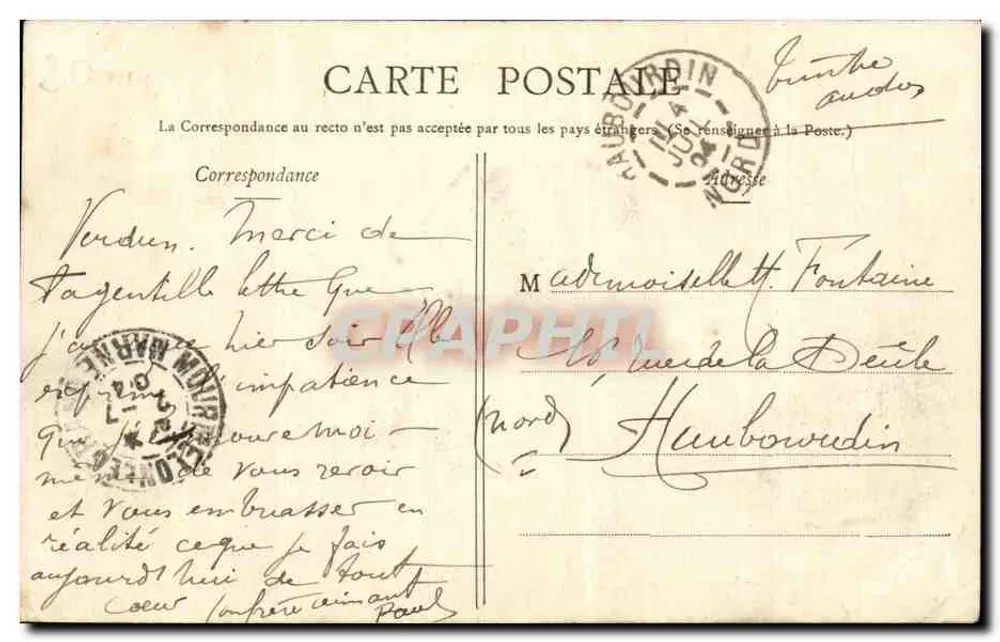 Campo de Châlons - A Sopa — Fotografia de Locart, Mourmelon - Verso