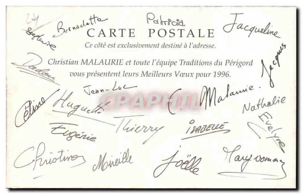 SARLAT — Moinho de Moreau — Livraria E. Chavy - Verso