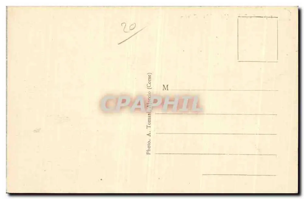 Ajaccio - Luftbild - Photo A. Tomasi (Korsika) - Rückseite