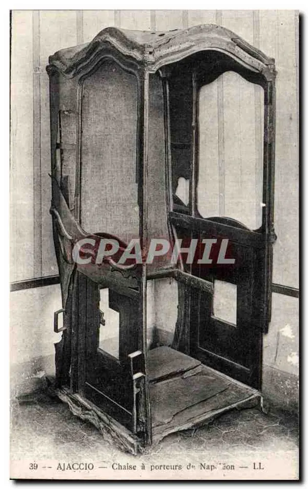 Ajaccio — Tragestuhl Napoleons — LL - Vorderseite