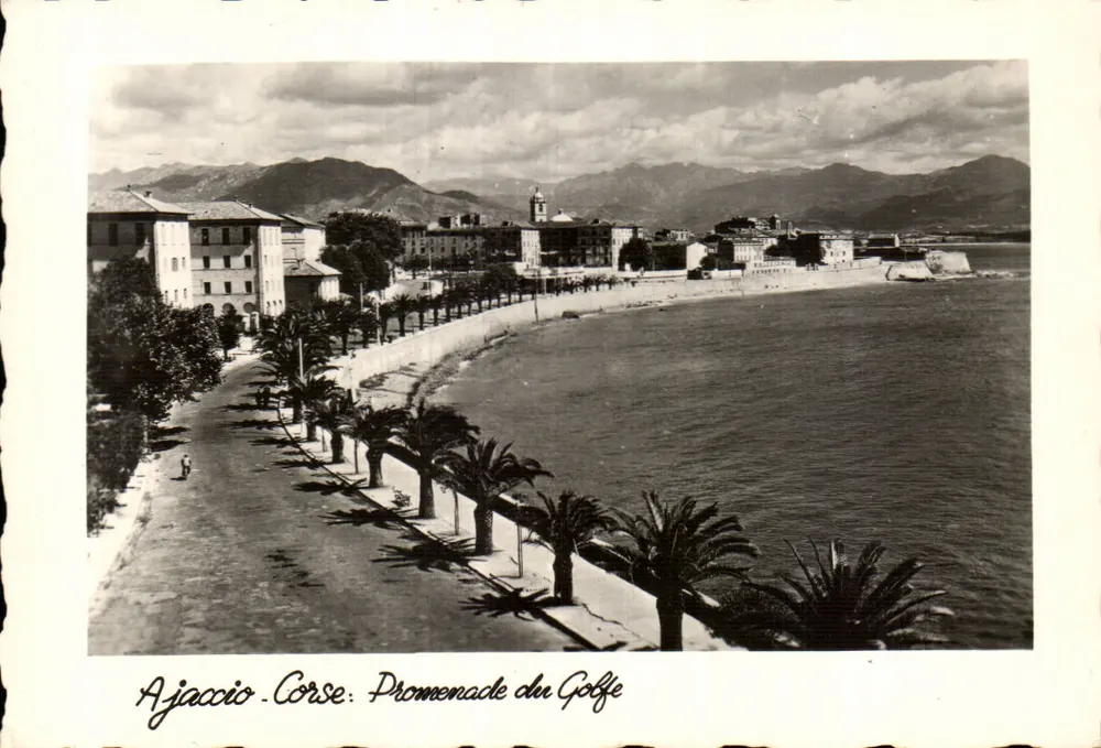 Ajaccio - Korsika: Promenade du Golfe — kein Verlag oder Seriennummer sichtbar - Vorderseite