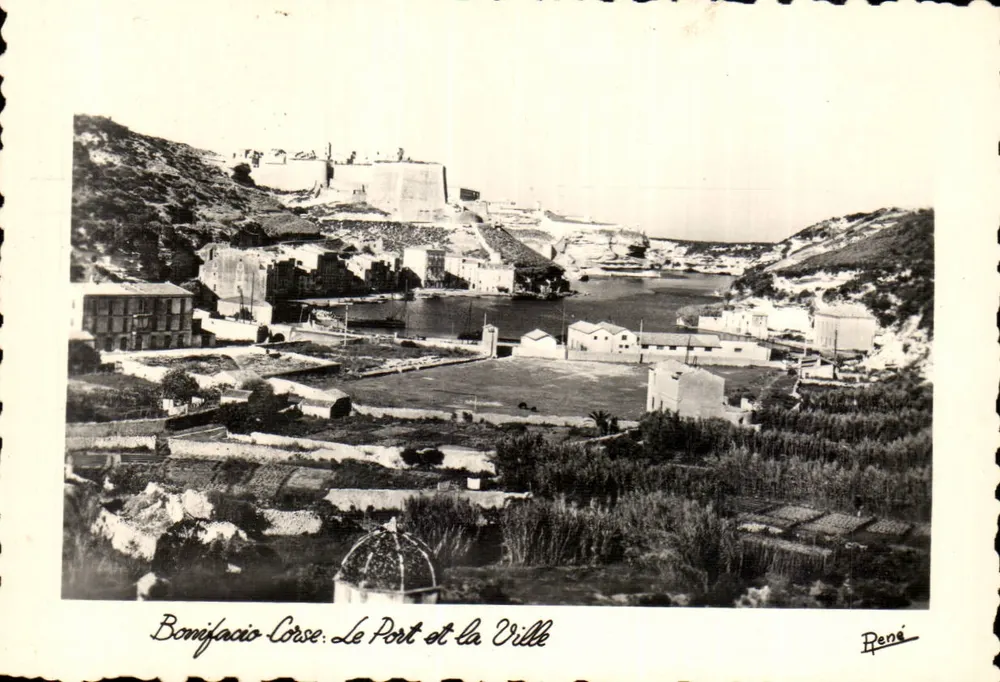 Bonifacio, Korsika: Der Hafen und die Stadt — René - Vorderseite