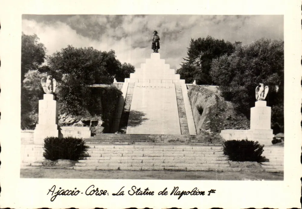 Ajaccio-Corse: Die Statue Napoleons I. — Seriennummer nicht lesbar - Vorderseite