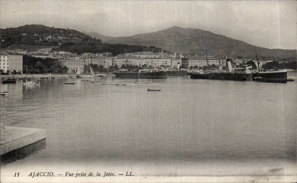 Ajaccio — Ansicht vom Steg — LL. n°11 - Vorderseite