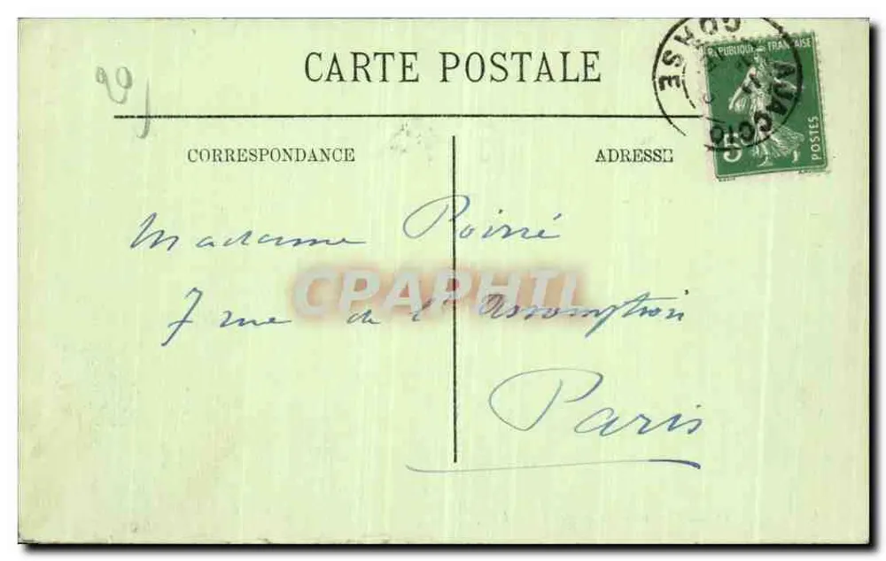Ajaccio — Ansicht vom Steg — LL. n°11 - Rückseite