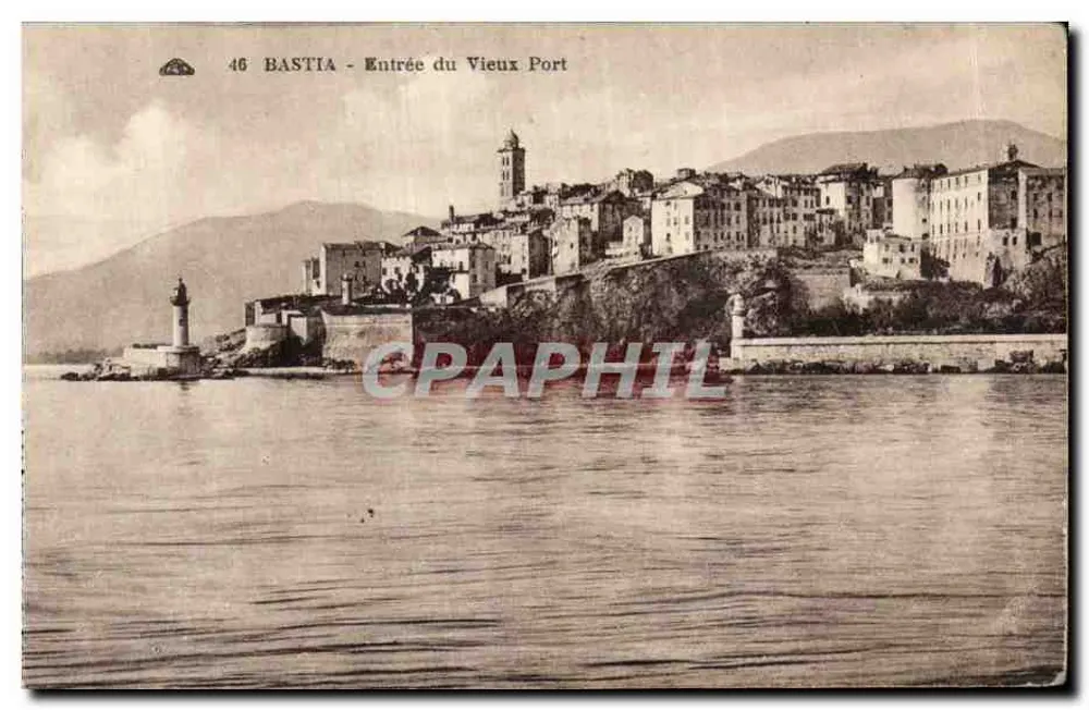 Bastia - Eingang zum alten Hafen — unbekannter Verlag, Nr. 46 - Vorderseite
