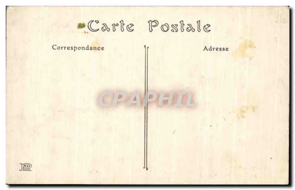 Lager in Woëvre — Kampagne 1914-1915 — Edition J. Paul Mercier - Rückseite