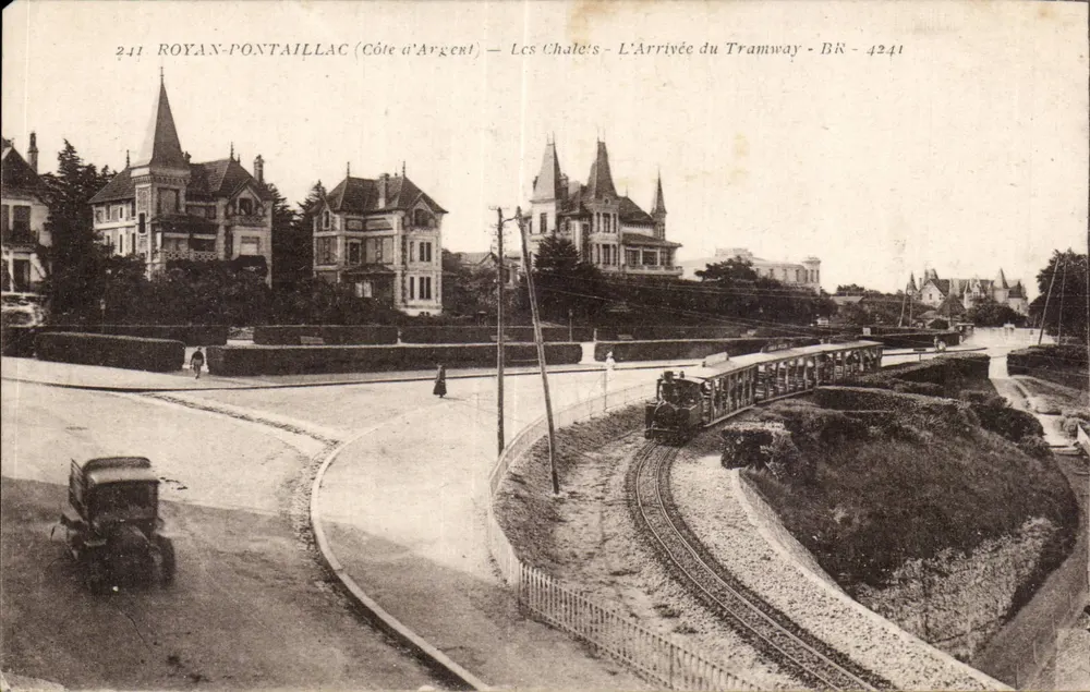 Royan-Pontaillac (Côte d'Argent) — Les Chale's — A Chegada do Trem — BK 4241 - Frente