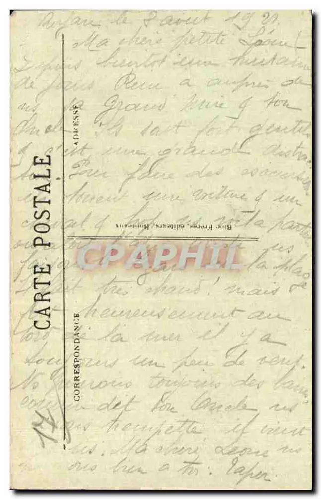 Royan-Pontaillac (Côte d'Argent) — Les Chale's — A Chegada do Trem — BK 4241 - Verso