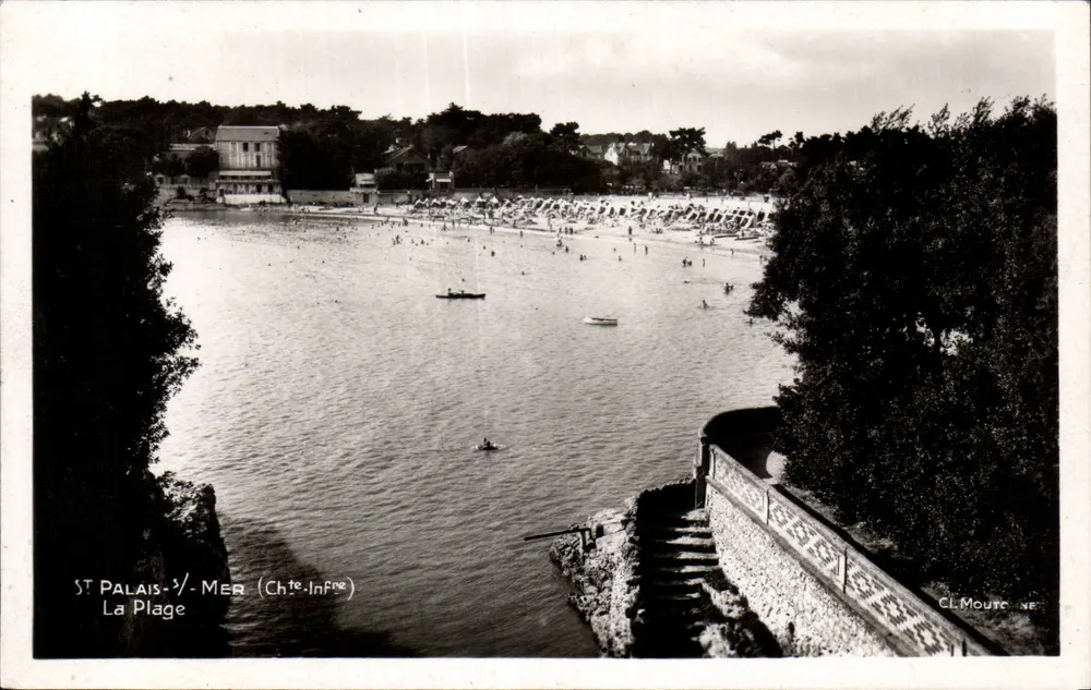 St Palais-sur-Mer (Charente-Inférieure) — A Praia — CL Moute n°4 - Frente