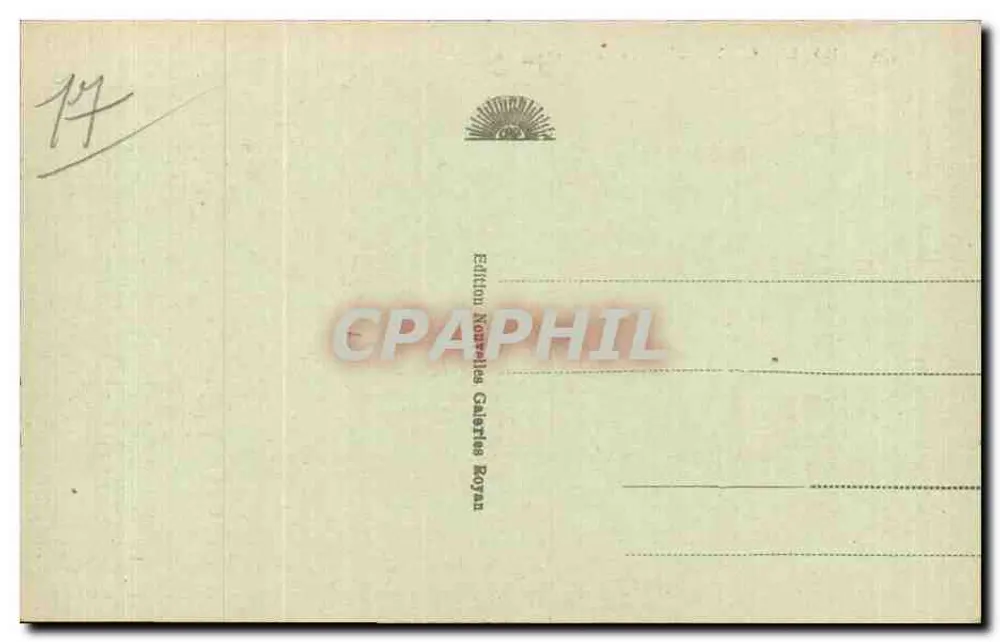 La Grande Côte — Der Lauture-Brunnen — Édition Nouvelles Galeries Royan - Rückseite