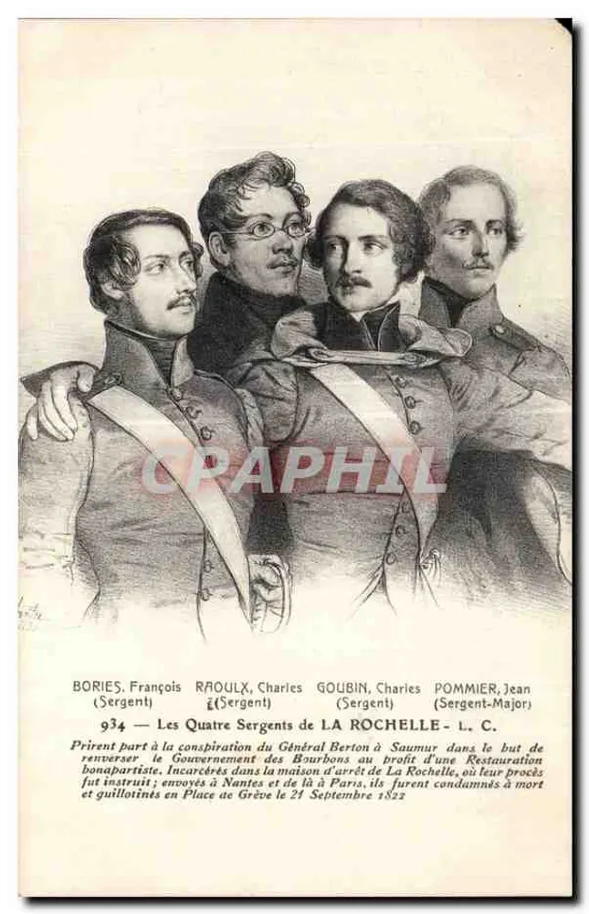 Die Vier Sergeanten von La Rochelle — 934 — Verlag L. C. - Vorderseite
