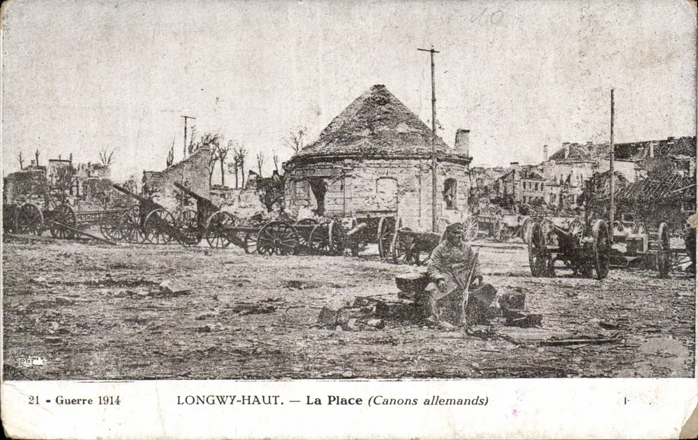 LONGWY-HAUT — La Place (Canons allemands) — éditeur imprimeur non visible, n° de série 21 - Vorderseite