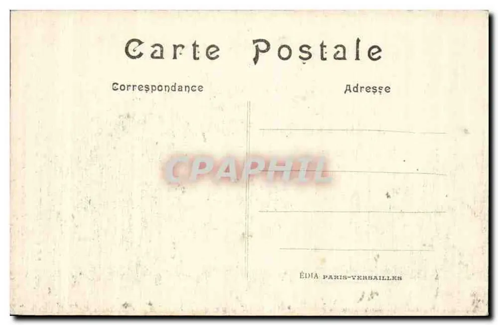 Reims — Innenansicht der Kathedrale nach den Zerstörungen — Édia Paris-Yerbaillies n°82 - Rückseite
