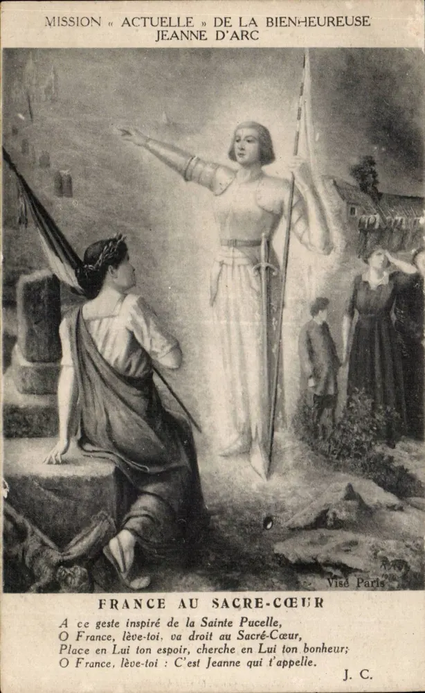 Mission « Actuelle » de la Bienheureuse Jeanne d'Arc — Visé Paris - Recto