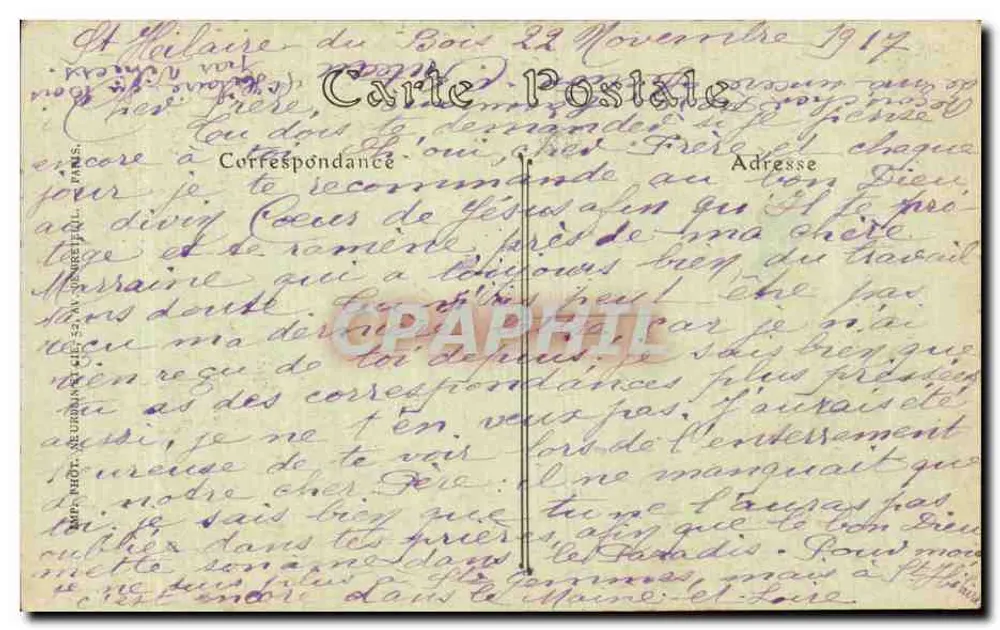 Mission « Actuelle » de la Bienheureuse Jeanne d'Arc — Visé Paris - Verso