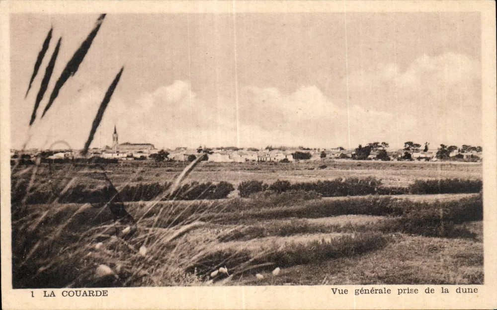 La Couarde — Vista geral tirada da duna — Edição « Chardon bleu » - Frente