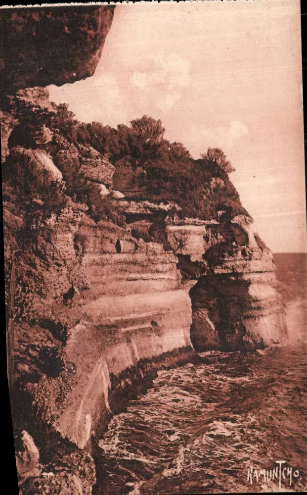 Grotte de la Vierge — Meschers-les-Bains — Künstlerische Editionen R. Bergevin - Vorderseite