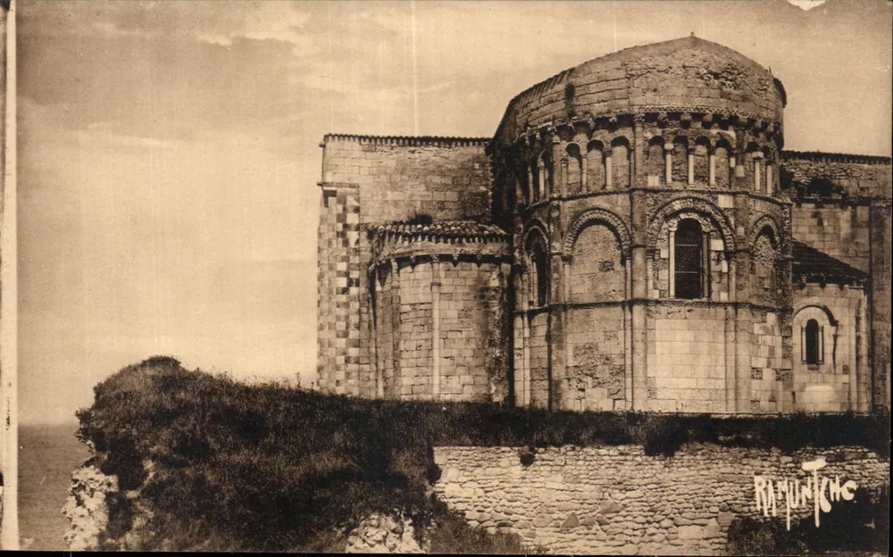 Die romanische Kirche von Talmont-sur-Gironde — La Rochelle — La Rochelle — Künstlerische Editionen von Henri d'Herbigny — n° 6643 - Vorderseite