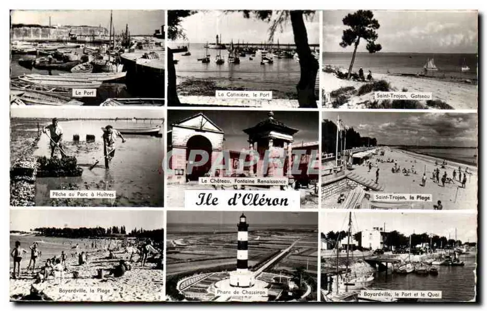 Ilha de Oléron — Vista panorâmica — Edições Gaby, Nantes - Frente