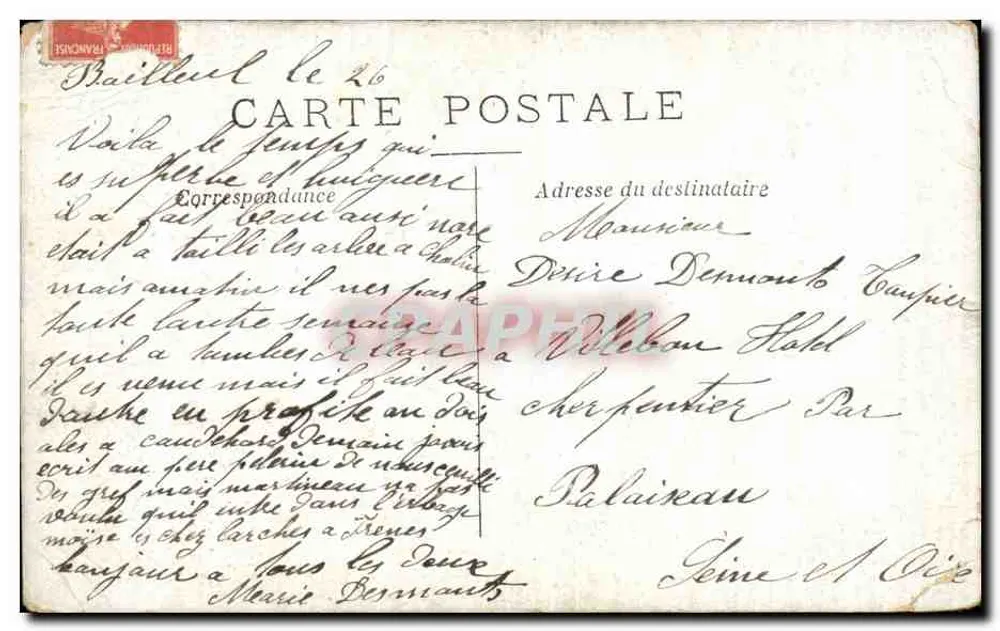Dragões — Serviço de forragem — Staerck, Paris - Verso