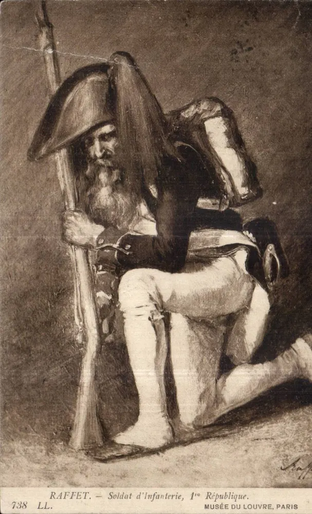 Infanterist, Erste Republik — Raffet — Musée du Louvre, Paris — n° 738 LL - Vorderseite