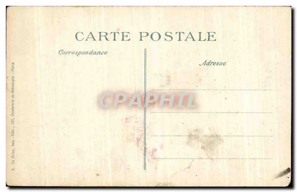 Mitrailleurs en action — scène de combat avec mitrailleuse — éditeur E-D, n° 402 - Rückseite