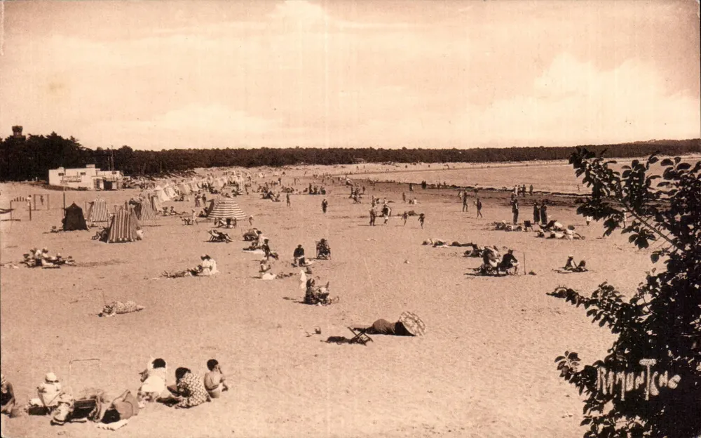 Praia de Saint-Georges-de-Didonne — A Côte d'Argent — Éditions d'Art Raymend Bergevin - Frente