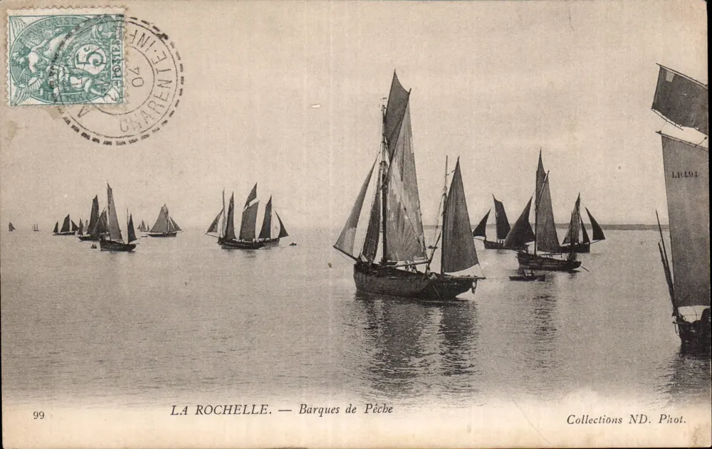 La Rochelle — Barcos de Pesca — Collections ND. Fot. n°99 - Frente